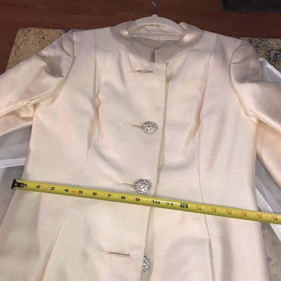 Vintage 1960’s raw silk maxi opera coat - Picture 12 of 13